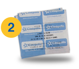 Presenta el ticket de compra Cinépolis®
